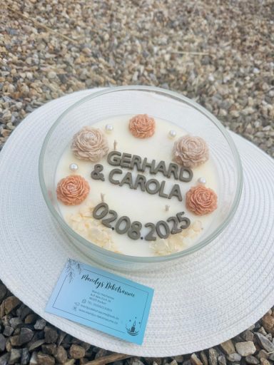 Individuelle Kerzenanfertigung – Kundenauftrag von Mandys Dekoträume